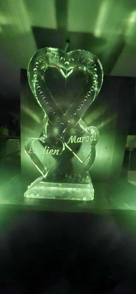 ijssculptuur hart